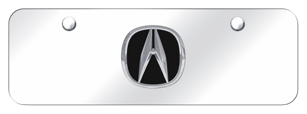 Acura Acura Mini Plate - Chrome on Mirrored License Plate - ACU.CCM