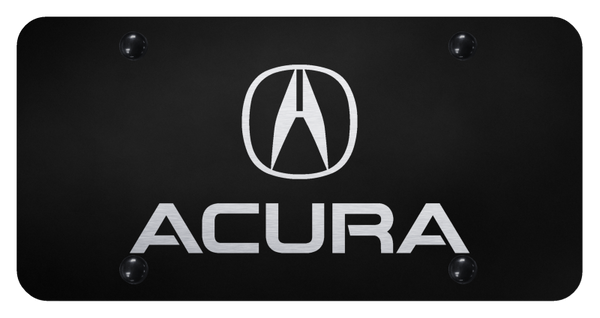 Acura Acura License Plate - Laser Etched Black License Plate - PL.ACU.EB