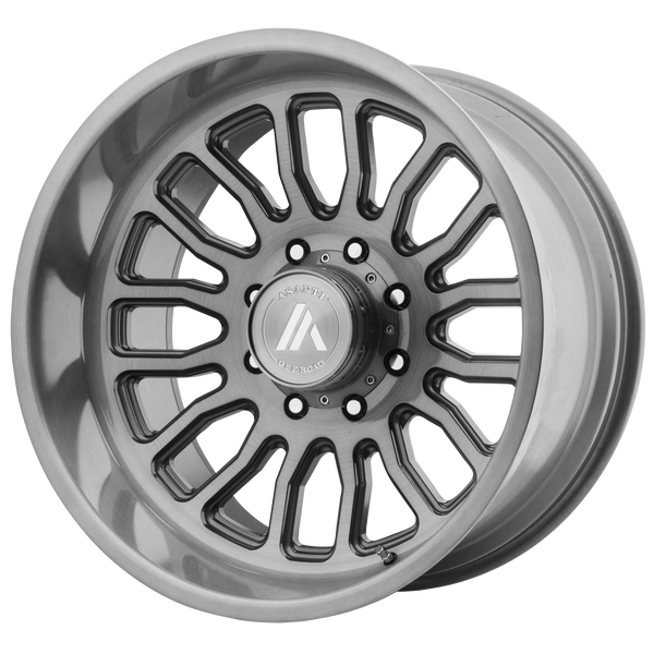 ASANTI WORKHORSE Titanium-Brushed Wheels for 1988-2000 GMC C2500 LIFTED ONLY - 22" x 12" -40 mm 22" - (2000 1999 1998 1997 1996 1995 1994 1993 1992 1991 1990 1989 1988)