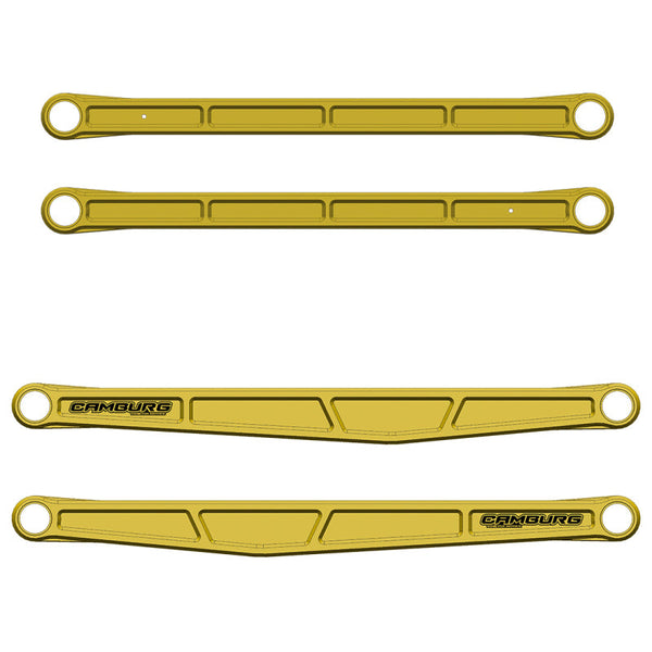 Camburg KINETIK Series Rear Billet Trailing Arm Kit (GOLD) for 2021-2023 Ford F-150 - CAM-120033-GLD [2023 2022 2021]