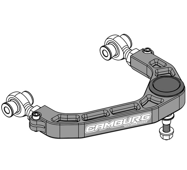 Camburg KINETIK V2 Performance Billet Uniball Upper Arms for  2013-2014 Ford F-150 - CAM-110230-GRY [2014 2013]