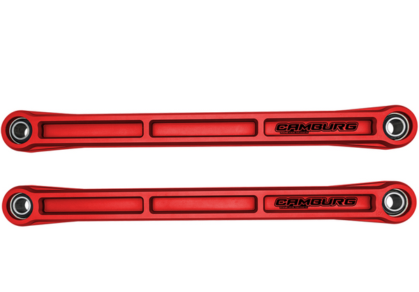 Camburg KINETIK Series Rear Billet Lower Trailing Arm Kit (RED) for 2021-2024 Ford Bronco - CAM-120032-RED [2024 2023 2022 2021]