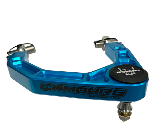 Camburg KINETIK V2 Performance Billet Uniball Upper Arms (KING BLUE) for 2023-2024 Chevrolet Silverado 1500 - CAM-210099-BLU [2024 2023]