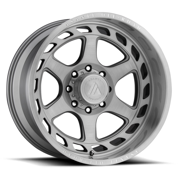 Asanti Off Road AB816 ANVIL TITANIUM-BRUSHED Wheels for 2007-2013 CHEVROLET AVALANCHE [] - 20X9 18 MM - 20"  - (2013 2012 2011 2010 2009 2008 2007)