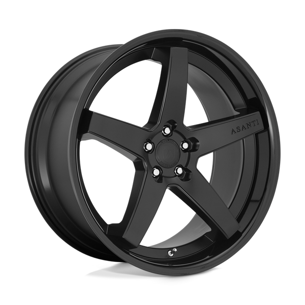 Asanti Black ABL31 REGAL SATIN BLACK GLOSS BLACK LIP Wheels for 2003-2005 NISSAN 350Z [] - 20X9 35 MM - 20"  - (2005 2004 2003)