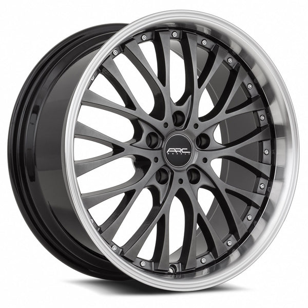 ARC AR6 Hyper Black Machine Lip Wheels for 2019-2022 HONDA INSIGHT [] - 18x8 30 mm - 18"  - (2022 2021 2020 2019)