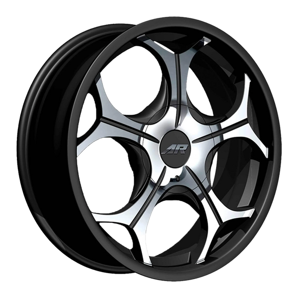 American Racing AR905 SATIN BLACK WITH MACHINED FACE Wheels for 2008-2009 PONTIAC G8 [] - 18X8 35 MM - 18"  - (2009 2008)