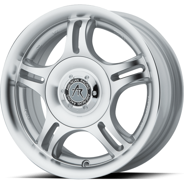 American Racing AR95T MACHINED WITH CLEARCOAT Wheels for 2012-2016 AUDI A4 | A4 QUATTRO [] - 18X8 30 MM - 18"  - (2016 2015 2014 2013 2012)