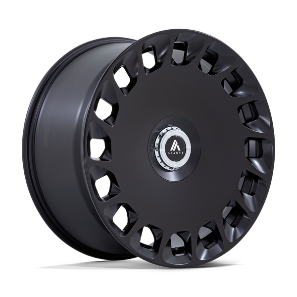 Asanti Black AB045 ARISTOCRAT MATTE BLACK Wheels for 2003-2005 NISSAN 350Z [] - 20X9 35 MM - 20"  - (2005 2004 2003)