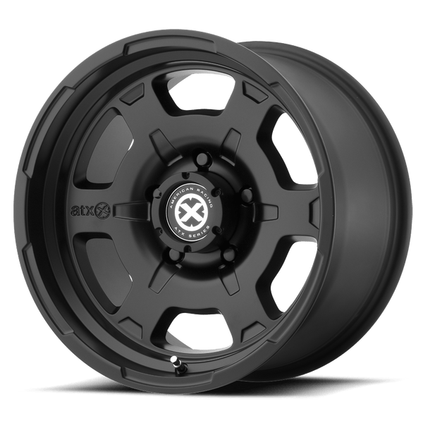 ATX Series AX198 CHAMBER II SATIN BLACK Wheels for 2007-2013 CHEVROLET AVALANCHE [] - 17X9 18 MM - 17"  - (2013 2012 2011 2010 2009 2008 2007)