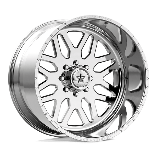 American Force AFW B02 TRAX SS POLISHED Wheels for 2007-2013 CHEVROLET AVALANCHE [] - 20X9 0 MM - 20"  - (2013 2012 2011 2010 2009 2008 2007)