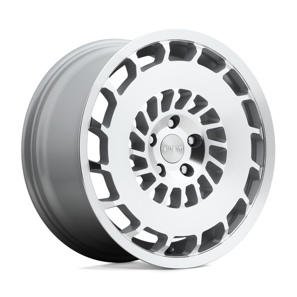 Rotiform R135 CCV GLOSS SILVER MACHINED Wheels for 2012-2016 AUDI A5 | A5 QUATTRO [] - 19X8.5 45 MM - 19"  - (2016 2015 2014 2013 2012)