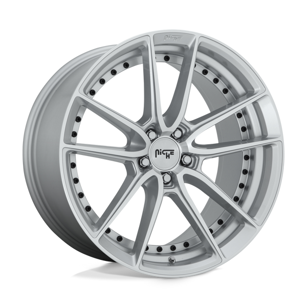 Niche 1PC M221 DFS GLOSS SILVER MACHINED Wheels for 2023-2024 ACURA INTEGRA [] - 18X8 40 MM - 18"  - (2024 2023)