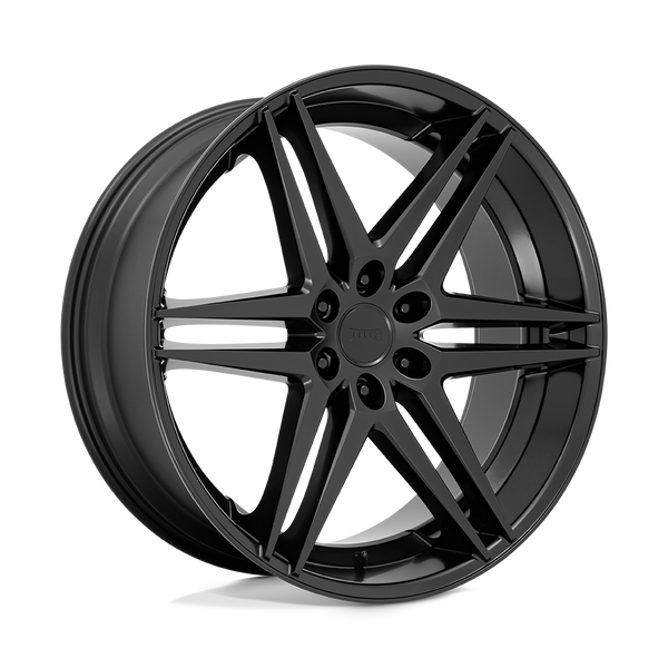 DUB 1PC S269 DIRTY DOG ALL MATTE BLACK Wheels for 2007-2013 CHEVROLET AVALANCHE [] - 24X10 25 MM - 24"  - (2013 2012 2011 2010 2009 2008 2007)