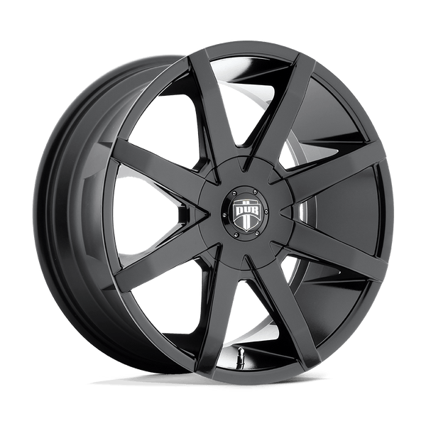 DUB 1PC S110 PUSH GLOSS BLACK Wheels for 2003-2005 NISSAN 350Z [] - 20X8.5 30 MM - 20"  - (2005 2004 2003)