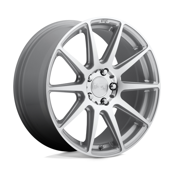 Niche 1PC M146 ESSEN GLOSS SILVER MACHINED Wheels for 2023-2024 ACURA INTEGRA [] - 19X8.5 35 MM - 19"  - (2024 2023)