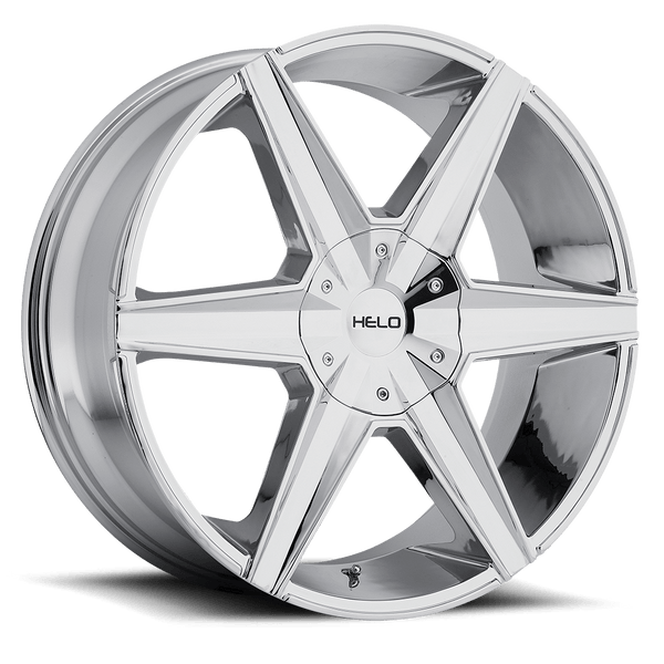 Helo HE887 CHROME Wheels for 2007-2013 CHEVROLET AVALANCHE [] - 24X9.5 38 MM - 24"  - (2013 2012 2011 2010 2009 2008 2007)