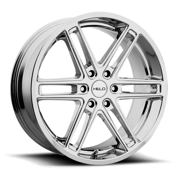 Helo HE908 CHROME Wheels for 2007-2013 CHEVROLET AVALANCHE [] - 20X9 30 MM - 20"  - (2013 2012 2011 2010 2009 2008 2007)