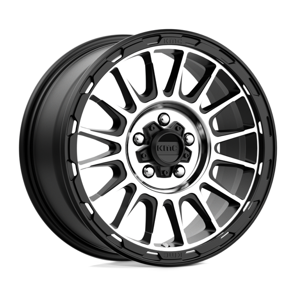 KMC KM542 IMPACT SATIN BLACK MACHINED Wheels for 2023-2024 ACURA INTEGRA [] - 17X8 35 MM - 17"  - (2024 2023)