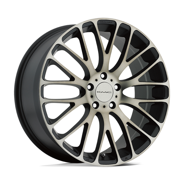 KMC KM693 MAZE SATIN BLACK W/ MACHINED FACE AND TINTED CLEAR Wheels for 2023-2024 ACURA INTEGRA [] - 17X7 45 MM - 17"  - (2024 2023)