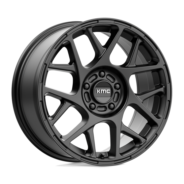 KMC KM708 BULLY SATIN BLACK Wheels for 2006-2008 INFINITI G35 [] - 17X8 38 MM - 17"  - (2008 2007 2006)