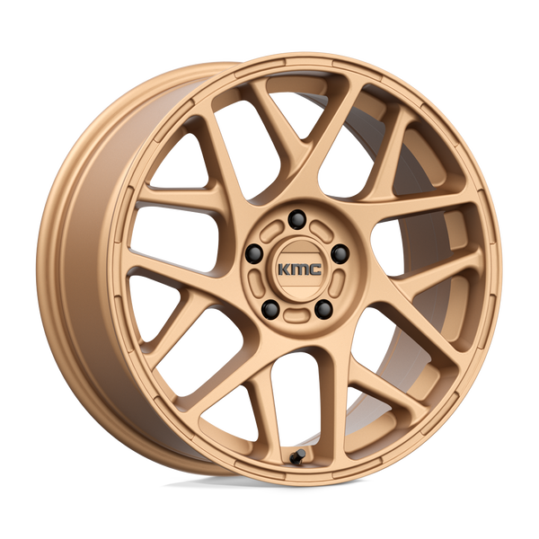 KMC KM708 BULLY MATTE BRONZE Wheels for 2010-2016 HYUNDAI GENESIS COUPE [] - 18X8 38 MM - 18"  - (2016 2015 2014 2013 2012 2011)