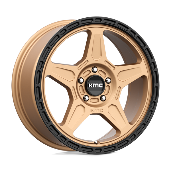 KMC KM721 ALPINE MATTE BRONZE WITH BLACK LIP Wheels for 2023-2024 ACURA INTEGRA [] - 18X8 38 MM - 18"  - (2024 2023)