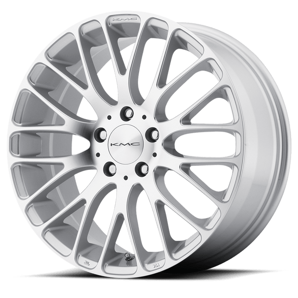 KMC KM693 MAZE SILVER W/ MACHINED FACE Wheels for 2023-2024 ACURA INTEGRA [] - 20X8.5 40 MM - 20"  - (2024 2023)