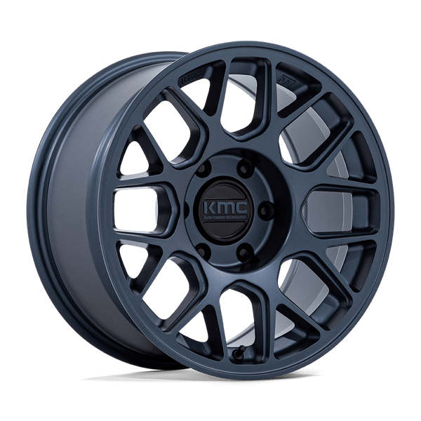 KMC KM730 HATCHET METALLIC BLUE Wheels for 2007-2020 CHEVROLET SUBURBAN [] - 17X8.5 25 MM - 17"  - (2020 2019 2018 2017 2016 2015 2014 2013 2012 2011 2010 2009 2008 2007)