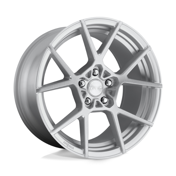 Rotiform R138 KPS GLOSS SILVER BRUSHED Wheels for 2012-2016 AUDI A5 | A5 QUATTRO [] - 18X8.5 35 MM - 18"  - (2016 2015 2014 2013 2012)