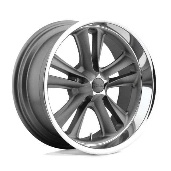 Foose 1PC F099 KNUCKLE MATTE GUN METAL MACHINED Wheels for 2006-2008 INFINITI G35 [] - 17X8 1 MM - 17"  - (2008 2007 2006)