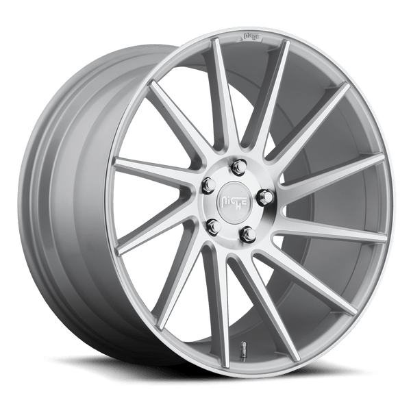 Niche 1PC M112 SURGE GLOSS SILVER MACHINED Wheels for 2008-2009 PONTIAC G8 [] - 19X8.5 35 MM - 19"  - (2009 2008)