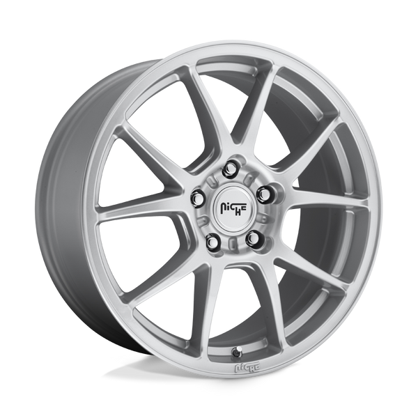 Niche 1PC M175 MESSINA GLOSS SILVER Wheels for 2023-2024 ACURA INTEGRA [] - 18X8 40 MM - 18"  - (2024 2023)