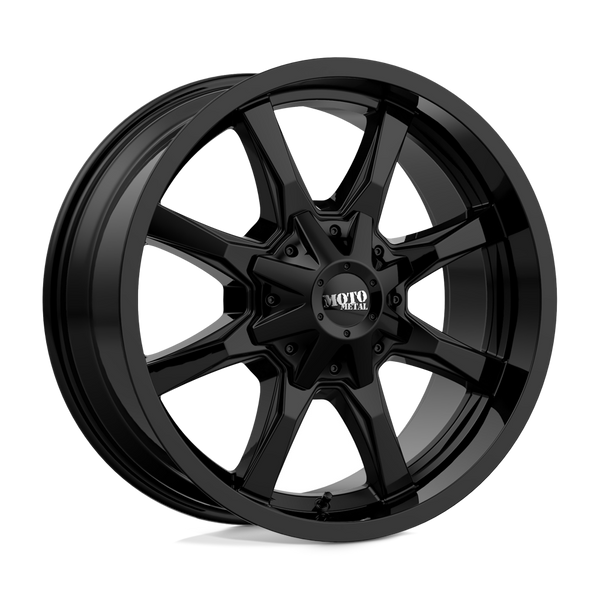 Moto Metal MO970 FULL GLOSS BLACK Wheels for 2007-2013 CHEVROLET AVALANCHE [] - 20X9 18 MM - 20"  - (2013 2012 2011 2010 2009 2008 2007)