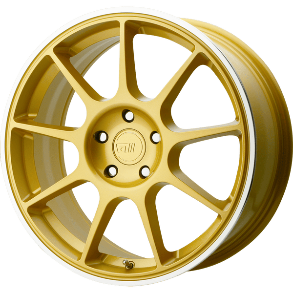 Motegi MR138 GOLD MACHINED LIP Wheels for 2023-2024 ACURA INTEGRA [] - 17X7 38 MM - 17"  - (2024 2023)