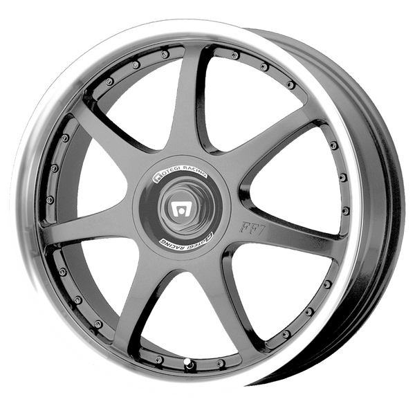 Motegi FF7 GUNMETAL Wheels for 2001-2005 LEXUS IS300 [] - 16X7 42 MM - 16"  - (2005 2004 2003 2002 2001)