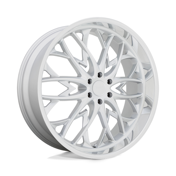 DUB 1PC S264 OG SILVER WITH DIAMOND CUT LIP Wheels for 2007-2020 CHEVROLET SUBURBAN [] - 24X10 25 MM - 24"  - (2020 2019 2018 2017 2016 2015 2014 2013 2012 2011 2010 2009 2008 2007)