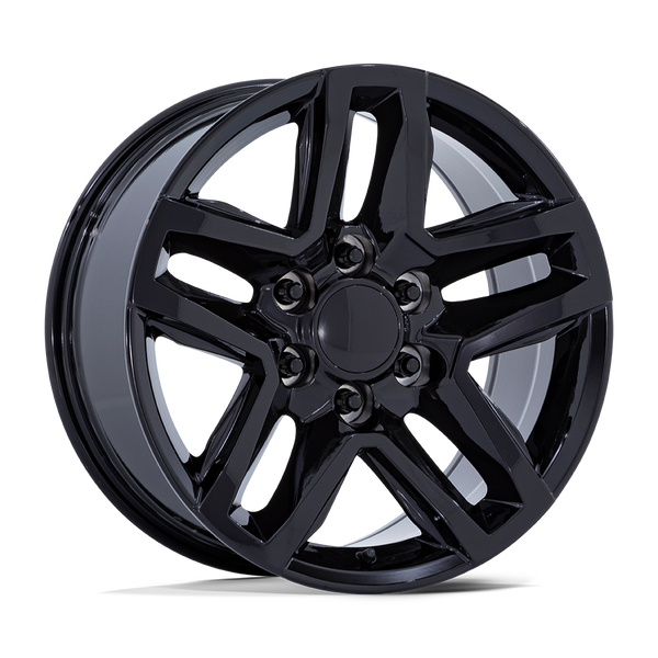 Performance Replicas PR220 GLOSS BLACK Wheels for 2007-2020 CHEVROLET SUBURBAN [] - 20X9 28 MM - 20"  - (2020 2019 2018 2017 2016 2015 2014 2013 2012 2011 2010 2009 2008 2007)