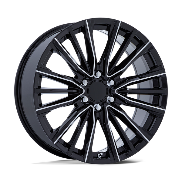 Performance Replicas PR223 Gloss Black Milled Wheels for 2007-2020 CHEVROLET SUBURBAN [] - 24X10 28 MM - 24"  - (2020 2019 2018 2017 2016 2015 2014 2013 2012 2011 2010 2009 2008 2007)