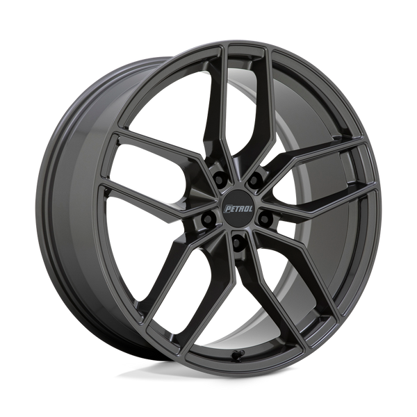 Petrol P5C GLOSS GUNMETAL Wheels for 2011-2020 HYUNDAI ELANTRA [] - 17X8 40 MM - 17"  - (2020 2019 2018 2017 2016 2015 2014 2013 2012 2011)