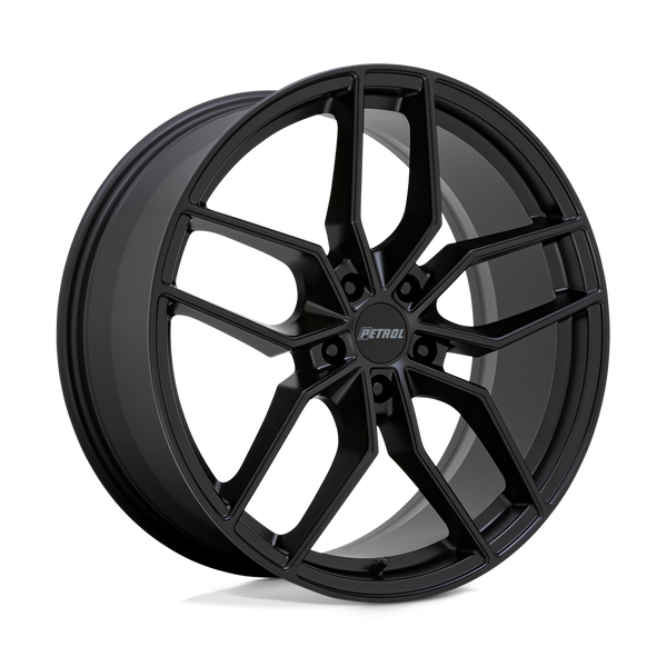 Petrol P5C MATTE BLACK Wheels for 2011-2016 SCION TC [] - 17X8 40 MM - 17"  - (2016 2015 2014 2013 2012 2011)