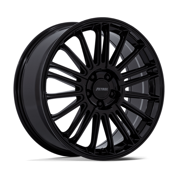 Petrol PE001 P1D GLOSS BLACK Wheels for 2010-2021 VOLKSWAGEN GOLF [] - 17X8 40 MM - 17"  - (2021 2020 2019 2018 2017 2016 2015 2014 2013 2012 2011 2010)