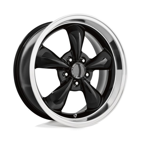 Performance Replicas PR106 GLOSS BLACK/MACHINED LIP Wheels for 2023-2024 ACURA INTEGRA [] - 17X8 30 MM - 17"  - (2024 2023)