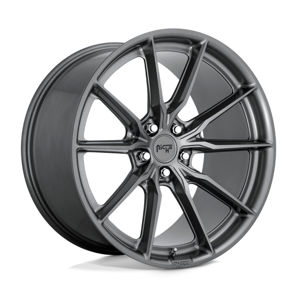 Niche 1PC M239 RAINIER MATTE ANTHRACITE Wheels for 2003-2005 NISSAN 350Z [] - 19X9.5 35 MM - 19"  - (2005 2004 2003)