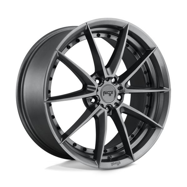 Niche 1PC M197 SECTOR GLOSS ANTHRACITE Wheels for 2023-2024 ACURA INTEGRA [] - 19X8.5 35 MM - 19"  - (2024 2023)