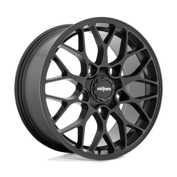 Rotiform R190 MATTE BLACK Wheels for 2005-2024 VOLKSWAGEN JETTA [] - 19X8.5 45 MM - 19"  - (2024 2023 2022 2021 2020 2019 2018 2017 2016 2015 2014 2013 2012 2011 2010 2009 2008 2007 2006 2005)