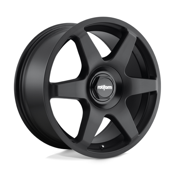 Rotiform R113 SIX MATTE BLACK Wheels for 2012-2016 AUDI A5 | A5 QUATTRO [] - 18X8.5 45 MM - 18"  - (2016 2015 2014 2013 2012)