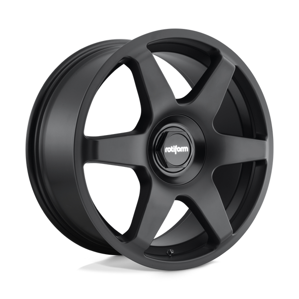 Rotiform R113 SIX MATTE BLACK Wheels for 2012-2016 AUDI A4 | A4 QUATTRO [] - 19X8.5 45 MM - 19"  - (2016 2015 2014 2013 2012)