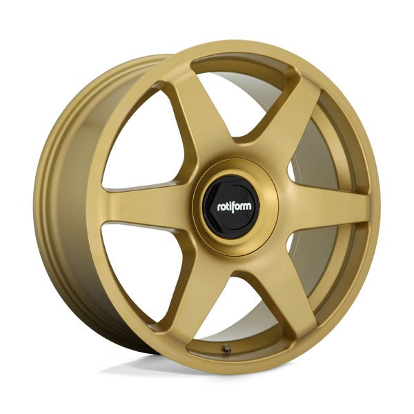 Rotiform R118 SIX MATTE GOLD Wheels for 2013-2018 FORD FOCUS ST [] - 19X8.5 45 MM - 19"  - (2018 2017 2016 2015 2014 2013)