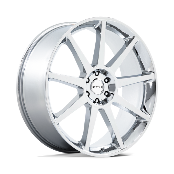 Status MAMMOTH CHROME Wheels for 2007-2013 CHEVROLET AVALANCHE [] - 24X10 30 MM - 24"  - (2013 2012 2011 2010 2009 2008 2007)